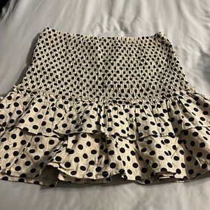 Womens polkadot skirt